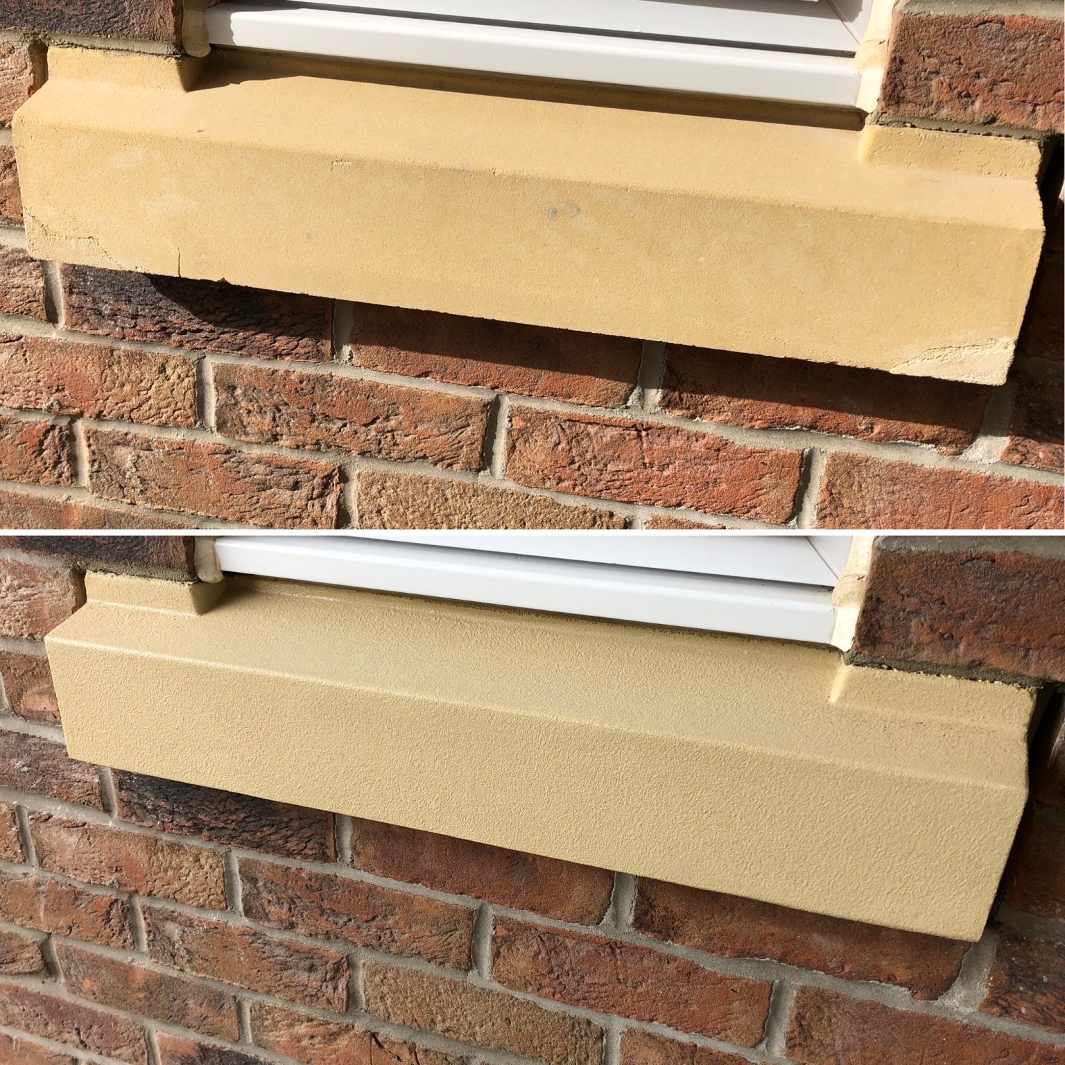 Damaged Stone Cill Repair