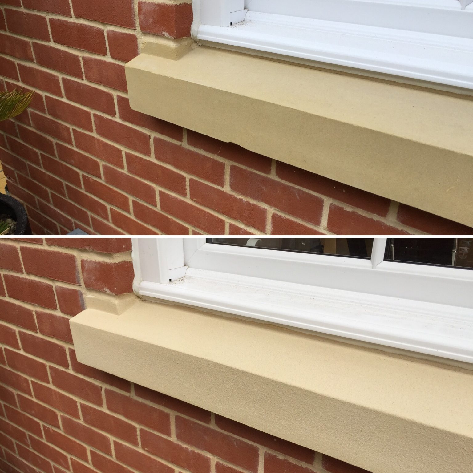 Chipped Stone Cill Repair