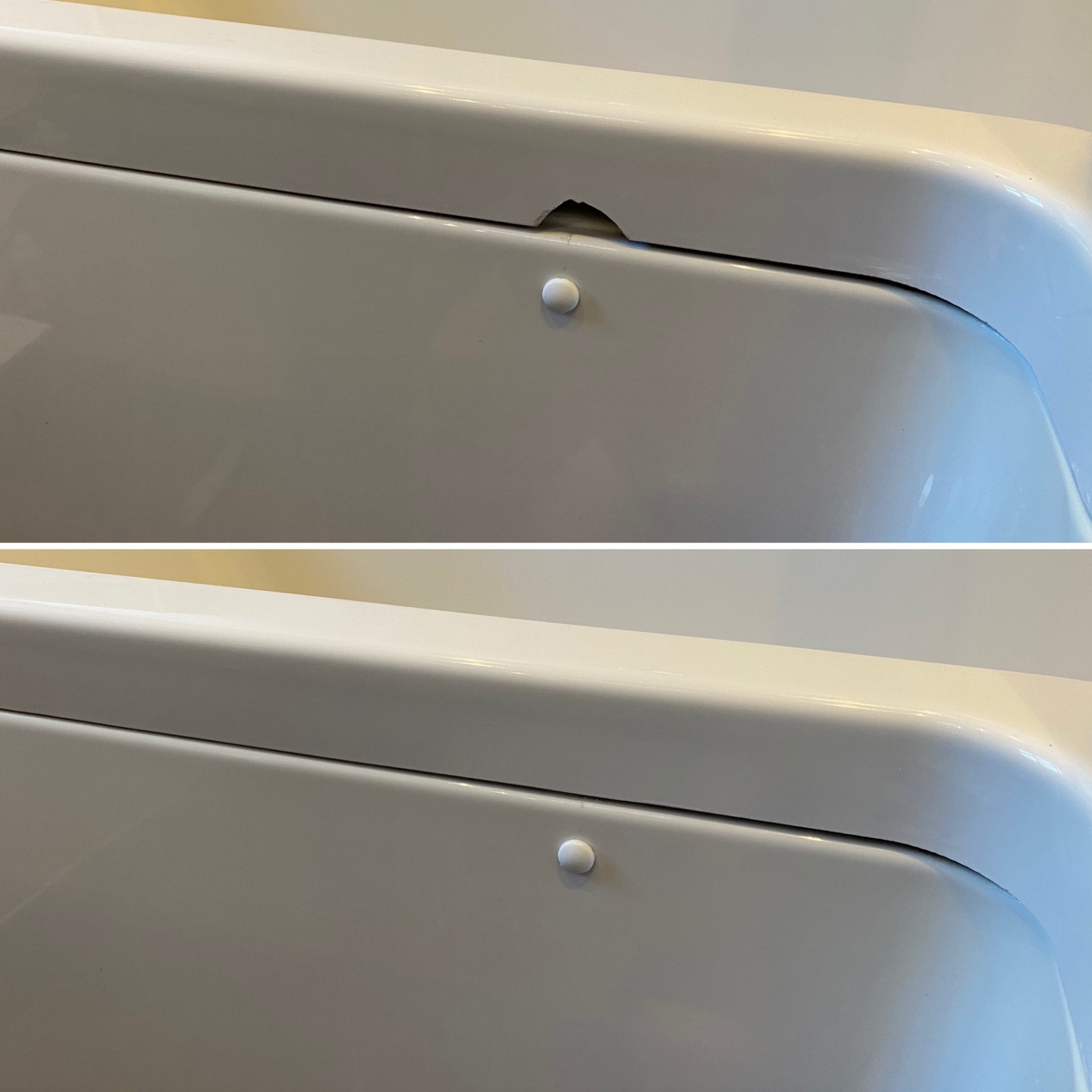 Chipped Bath Edge Repair Surface Wizard