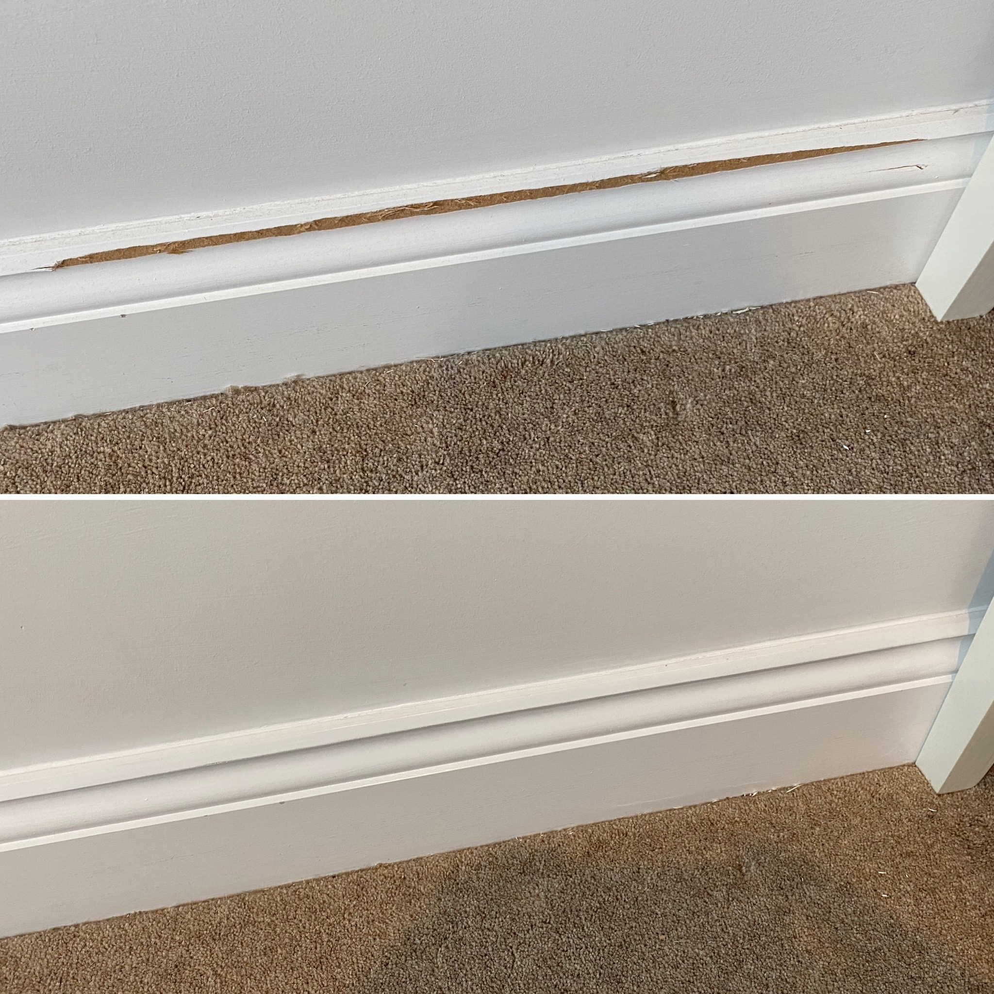 Damaged Skirting Board