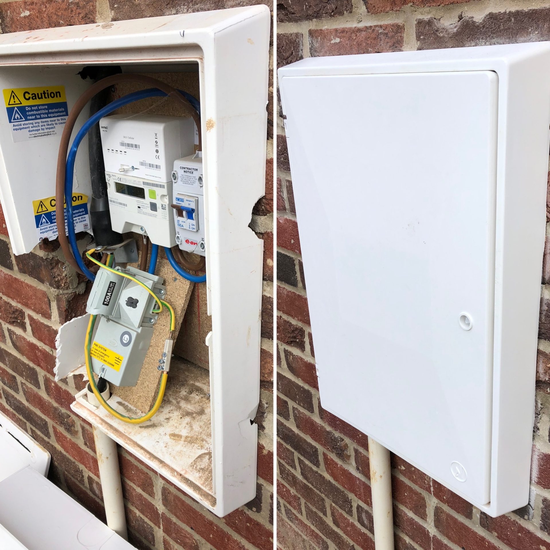 Damaged Meter Box Repair