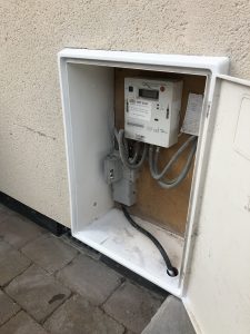 Repaired meter box