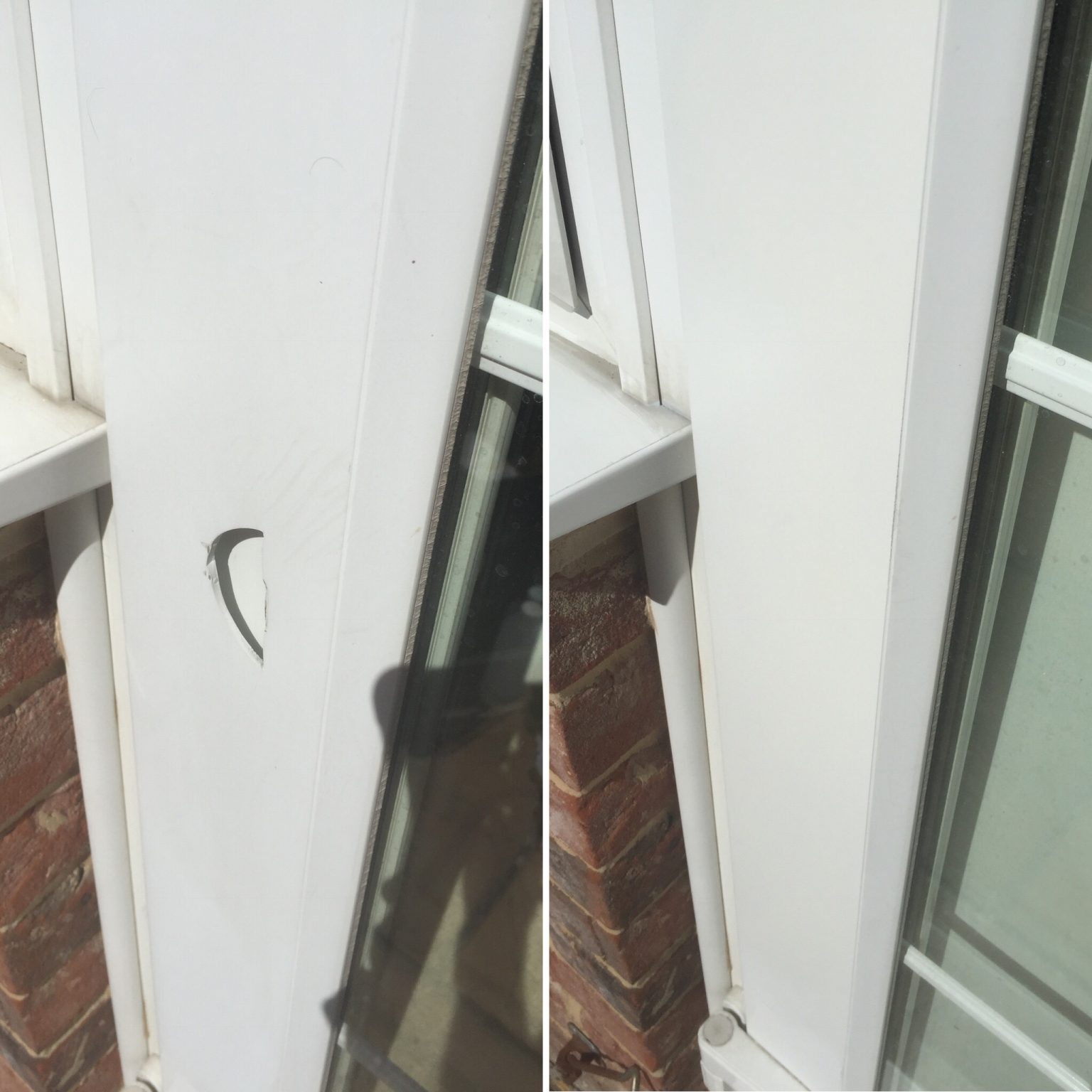 Damaged uPVC door Surface Wizard