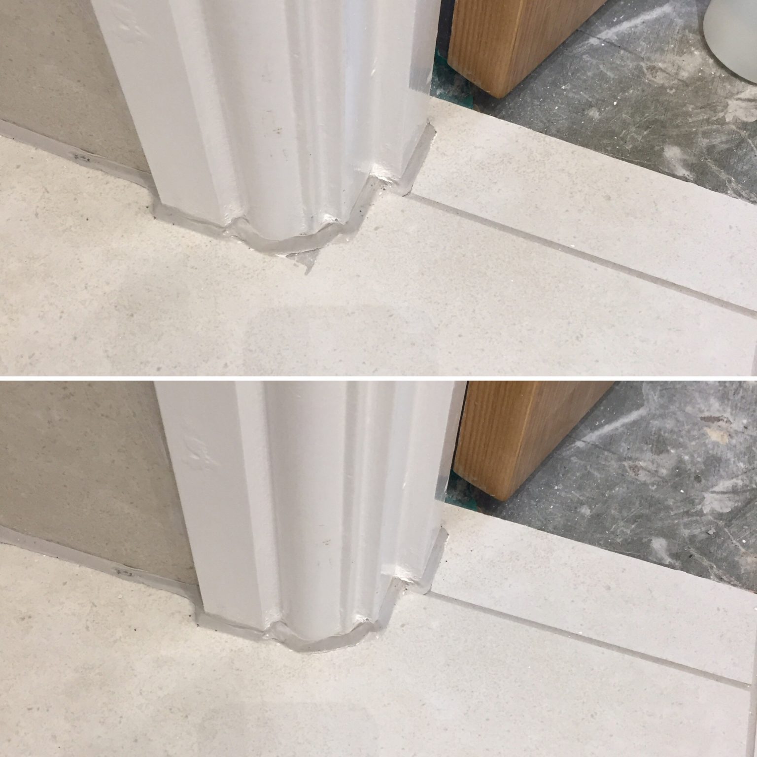 Badly cut tile