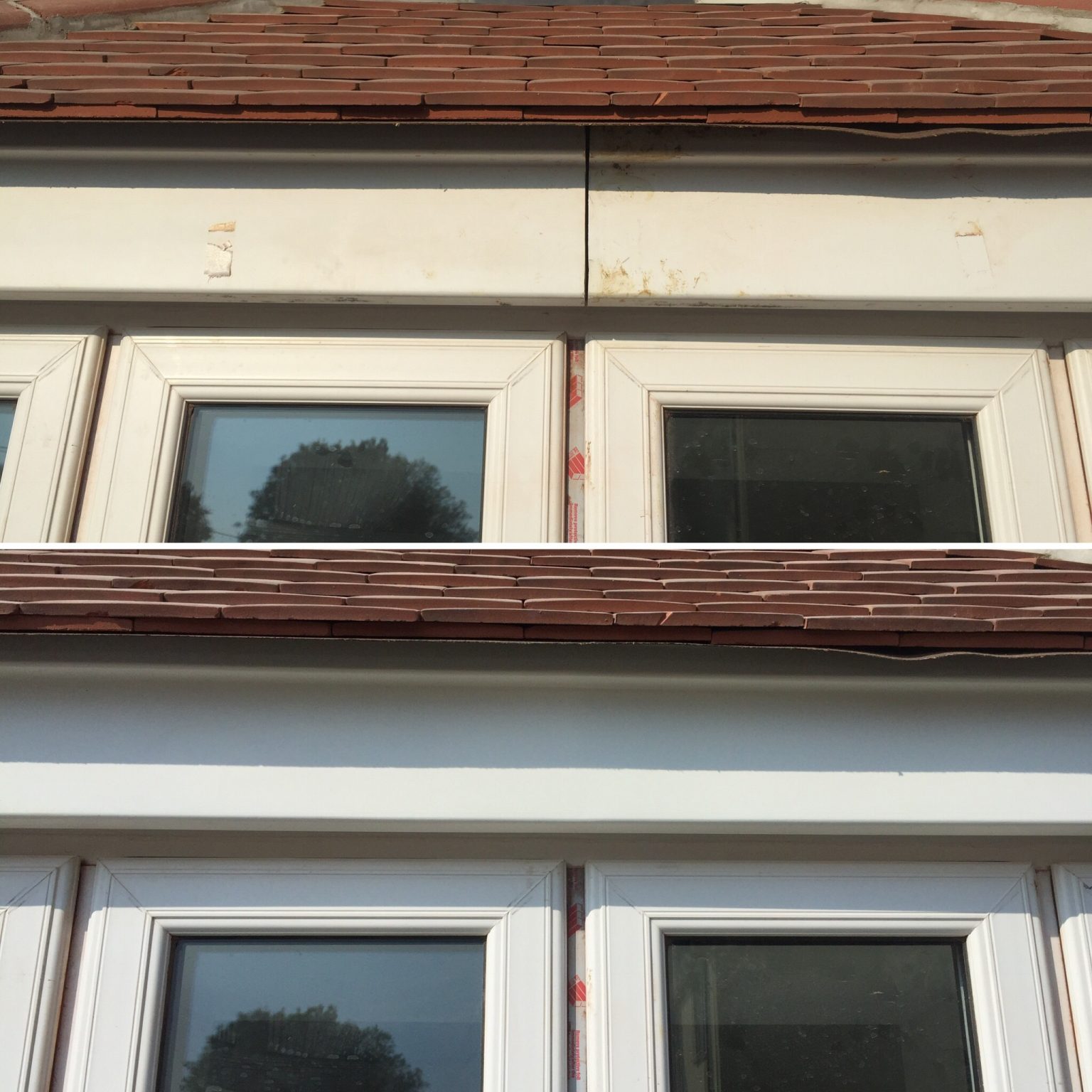 Split bay window